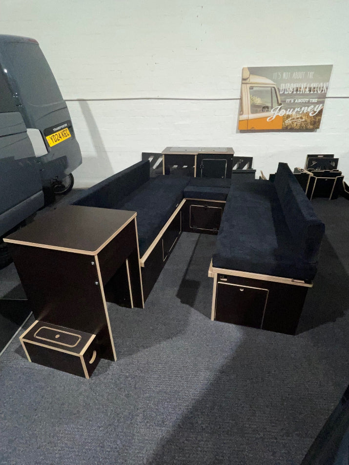u shape bed system module vivaro - traffic - primastar 2001 - 2014