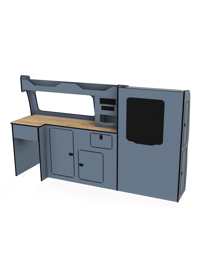 Bespoke lift in camper van unit vw transporter t5 t6 t6.1 swb and lwb
