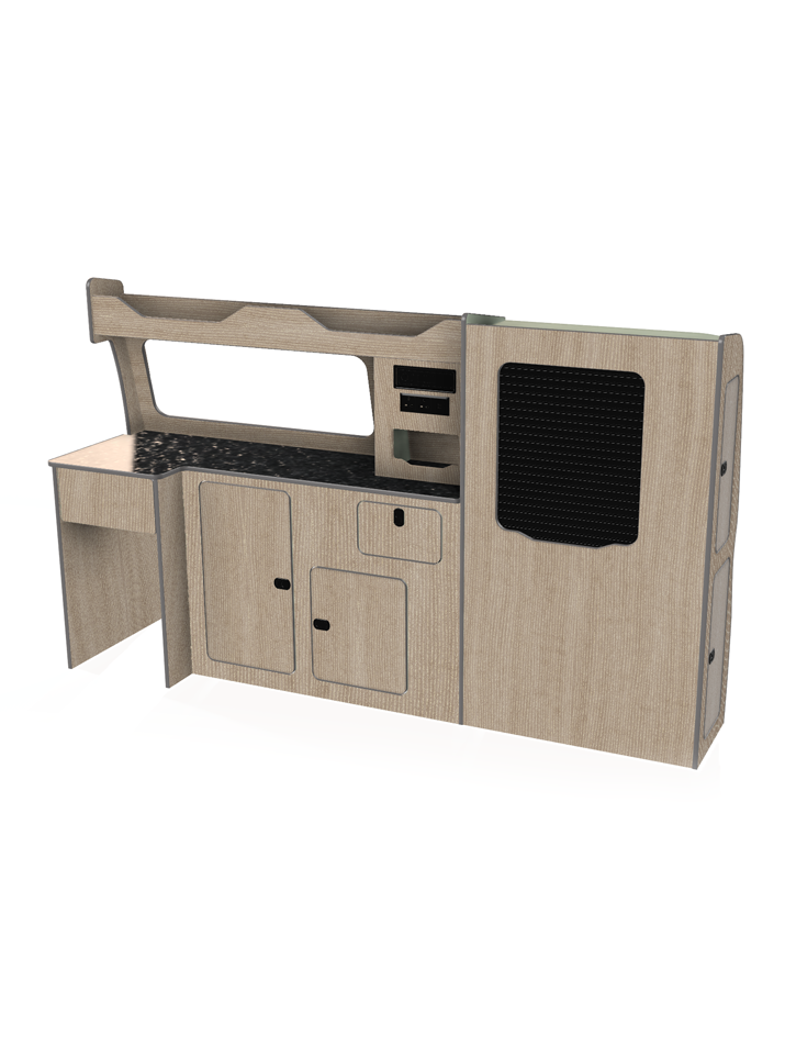 Bespoke lift in camper van unit vw transporter t5 t6 t6.1 swb and lwb