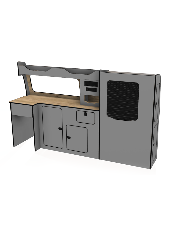 Bespoke lift in camper van unit vw transporter t5 t6 t6.1 swb and lwb